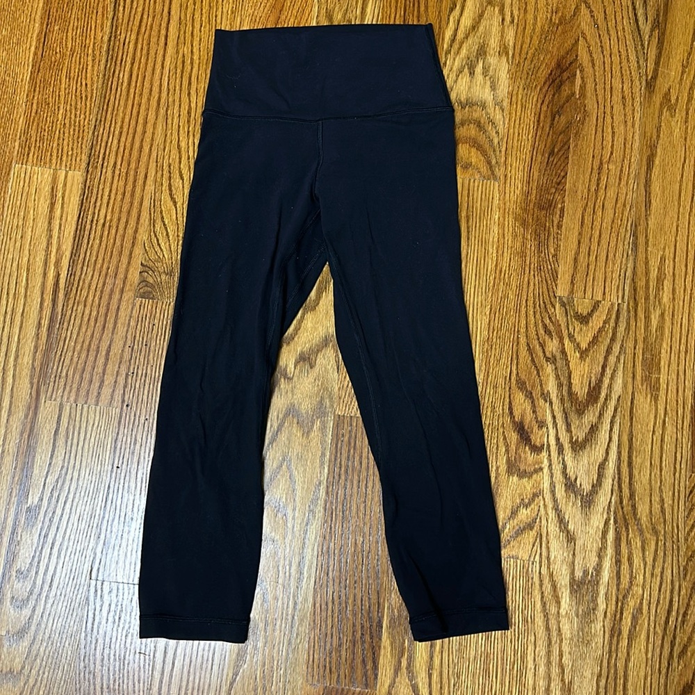 black lululemon align leggings
